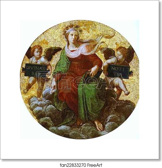 Free art print of Theology (ceiling tondo) by Raphael Free art print of Theology (ceiling tondo) by Raphael