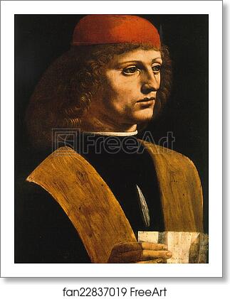 Free art print of Leonardo da Vinci, portrait of unknown musician, perhaps Franchino Gaffurio or Galeazzo di Sanseverino. Milan, Pinacoteca Ambrosiana. by Leonardo Da Vinci Free art print of Leonardo da Vinci, portrait of unknown musician, perhaps Franchino Gaffurio or Galeazzo di Sanseverino. Milan, Pinacoteca Ambrosiana. by Leonardo Da Vinci