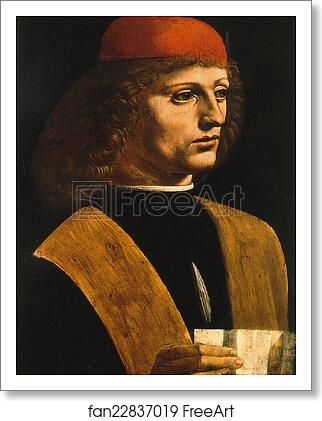 Free art print of Leonardo da Vinci, portrait of unknown musician, perhaps Franchino Gaffurio or Galeazzo di Sanseverino. Milan, Pinacoteca Ambrosiana. by Leonardo Da Vinci Free art print of Leonardo da Vinci, portrait of unknown musician, perhaps Franchino Gaffurio or Galeazzo di Sanseverino. Milan, Pinacoteca Ambrosiana. by Leonardo Da Vinci