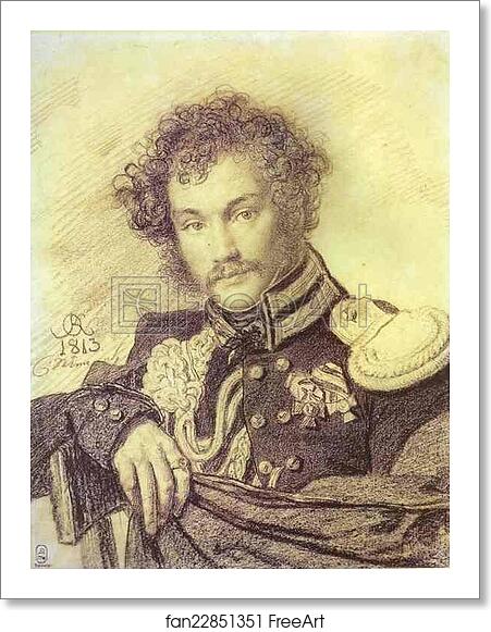 Free art print of Portrait of M. P. Lanskoy by Orest Kiprensky