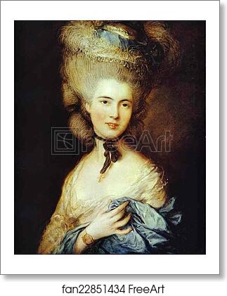 Free art print of Duchess of Beaufort by Thomas Gainsborough