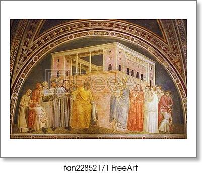 Free art print of Renunciation of Worldly Goods by Giotto