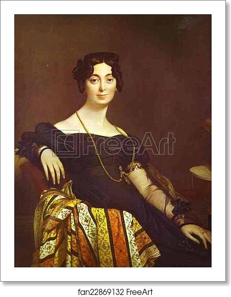 Free art print of Portrait of Madame Leblanc by Jean-Auguste-Dominique Ingres