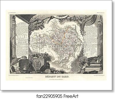 Free art print of Dept. du Gard. by Victor Jules Levasseur Free art print of Dept. du Gard. by Victor Jules Levasseur