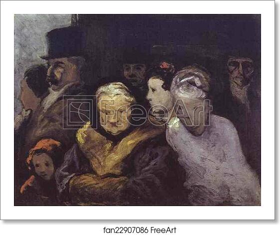 Free art print of Exit from the Theatre by Honoré Daumier Free art print of Exit from the Theatre by Honoré Daumier