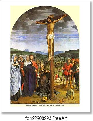 Free art print of The Crucifixion by Gerard David