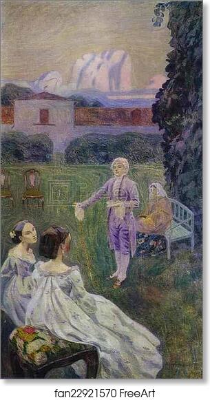 Free art print of Harmony by Victor Borisov-Musatov