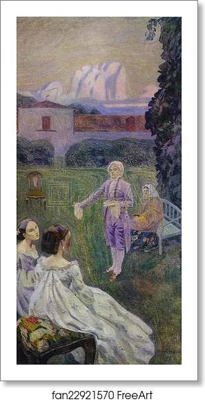 Free art print of Harmony by Victor Borisov-Musatov Free art print of Harmony by Victor Borisov-Musatov