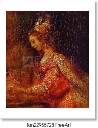 Free art print of Assuerus, Haman and Esther. Detail by Rembrandt Harmenszoon Van Rijn Free art print of Assuerus, Haman and Esther. Detail by Rembrandt Harmenszoon Van Rijn