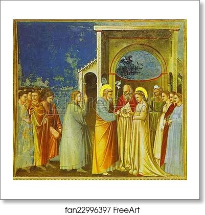 Free art print of Marriage of the Virgin by Giotto