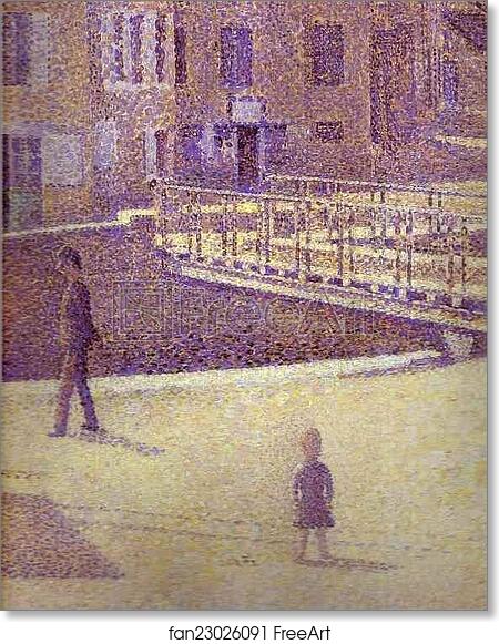 Free art print of Port-en-Bessin by Georges Seurat
