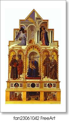 Free art print of Polyptych of Sant'Antonio by Piero Della Francesca