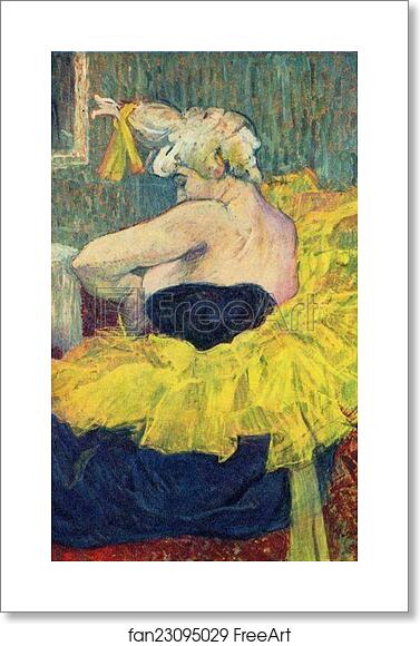 Free art print of Cha-U-Kau, The Clowness by Henri De Toulouse-Lautrec Free art print of Cha-U-Kau, The Clowness by Henri De Toulouse-Lautrec
