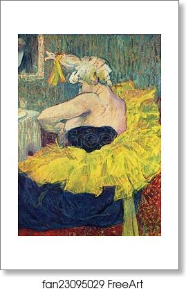Free art print of Cha-U-Kau, The Clowness by Henri De Toulouse-Lautrec Free art print of Cha-U-Kau, The Clowness by Henri De Toulouse-Lautrec