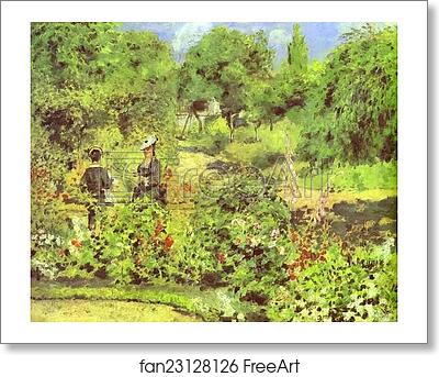 Free art print of Garden at Fontenay by Pierre-Auguste Renoir
