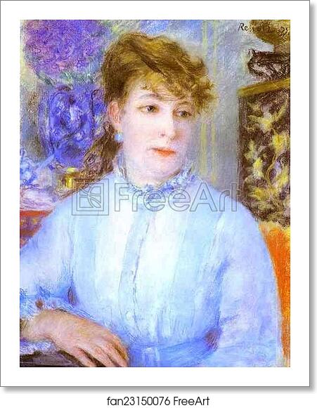 Free art print of Portrait of a Woman. (Portrait de femme) by Pierre-Auguste Renoir Free art print of Portrait of a Woman. (Portrait de femme) by Pierre-Auguste Renoir