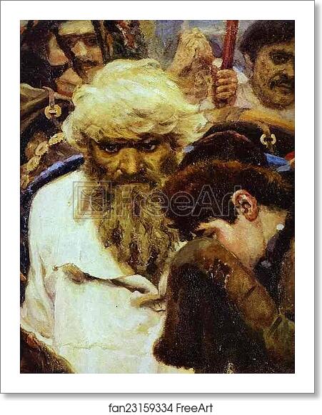 Free art print of Morning of the Strelets' Execution. Detail by Vasily Surikov Free art print of Morning of the Strelets' Execution. Detail by Vasily Surikov