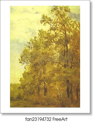 Free art print of Edge of a Forest by Isaac Levitan