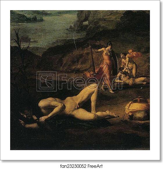 Free art print of Apollo and Marsyas. Detail by Agnolo Bronzino Free art print of Apollo and Marsyas. Detail by Agnolo Bronzino