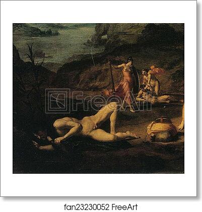 Free art print of Apollo and Marsyas. Detail by Agnolo Bronzino