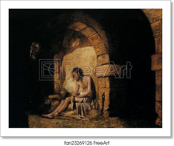 Free art print of The Captive, from Sterne by Joseph Wright Of Derby Free art print of The Captive, from Sterne by Joseph Wright Of Derby