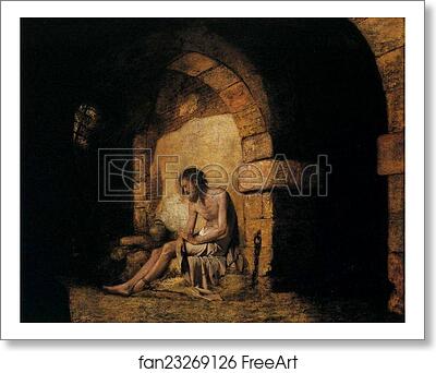 Free art print of The Captive, from Sterne by Joseph Wright Of Derby Free art print of The Captive, from Sterne by Joseph Wright Of Derby