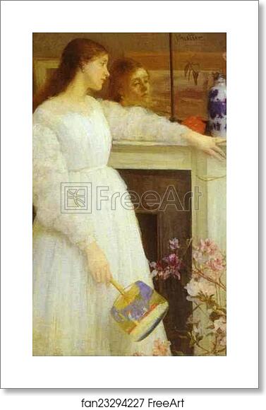 Free art print of Symphony in White No 2: The Little White Girl by James Abbott Mcneill Whistler Free art print of Symphony in White No 2: The Little White Girl by James Abbott Mcneill Whistler