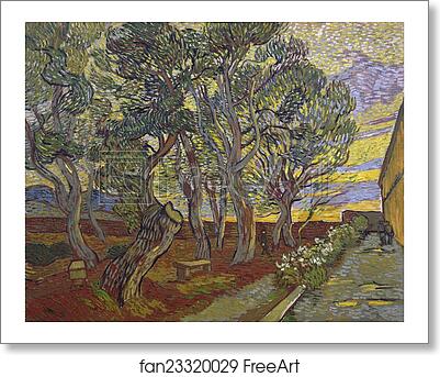 Free art print of The garden of Saint Paul's Hospital by Vincent Van Gogh Free art print of The garden of Saint Paul's Hospital by Vincent Van Gogh