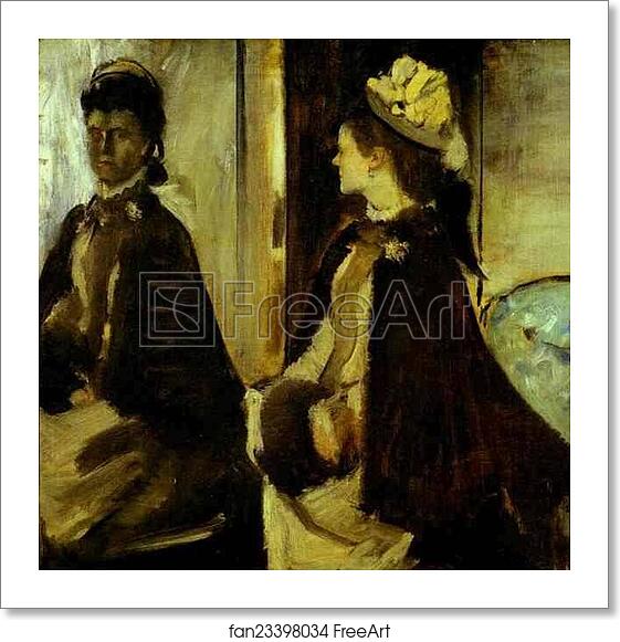 Free art print of Mme. Jeantaud at the Mirror by Edgar Degas Free art print of Mme. Jeantaud at the Mirror by Edgar Degas