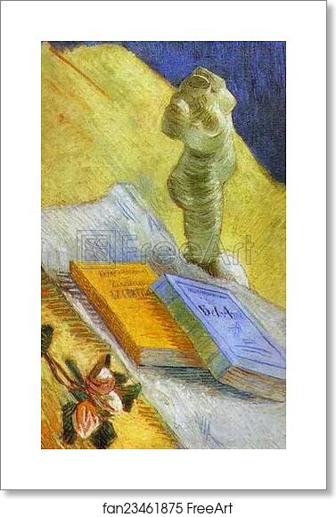 Free art print of Still Life with a Statuette by Vincent Van Gogh Free art print of Still Life with a Statuette by Vincent Van Gogh