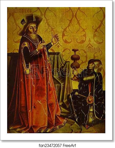 Free art print of Abishai Kneeling before David by Konrad Witz Free art print of Abishai Kneeling before David by Konrad Witz