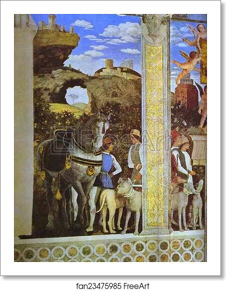Free art print of Marquess Ludovico Greeting His Son Cardinal Francesco Gonzaga. Detail by Andrea Mantegna Free art print of Marquess Ludovico Greeting His Son Cardinal Francesco Gonzaga. Detail by Andrea Mantegna