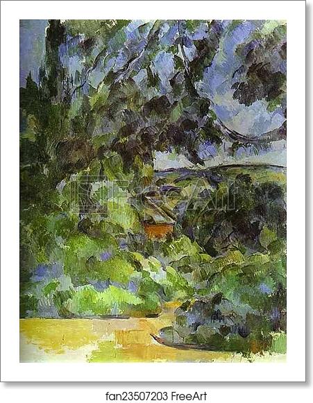 Free art print of Blue Landscape by Paul Cézanne Free art print of Blue Landscape by Paul Cézanne