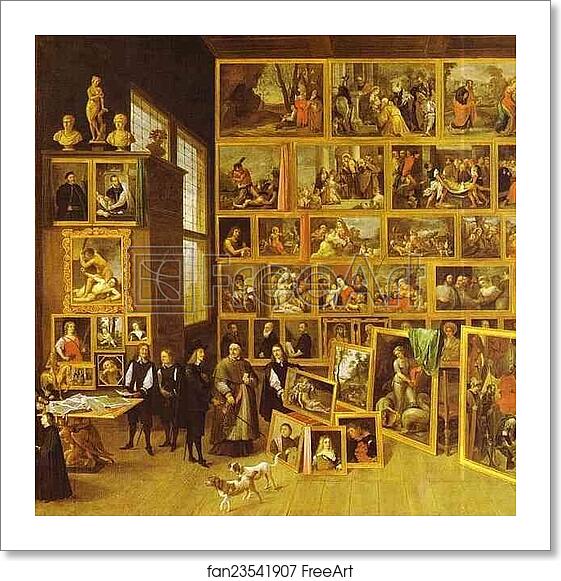 Free art print of The Art Collection of Archduke Leopold-Wilhelm in Brussels by David Teniers The Younger Free art print of The Art Collection of Archduke Leopold-Wilhelm in Brussels by David Teniers The Younger