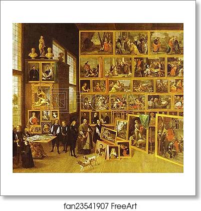 Free art print of The Art Collection of Archduke Leopold-Wilhelm in Brussels by David Teniers The Younger