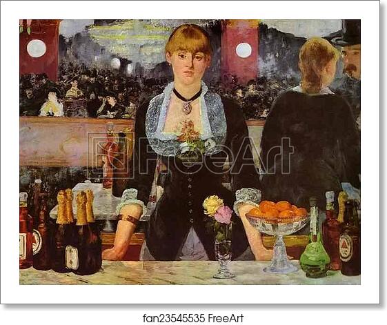 Free art print of A Bar at the Folies-Bergère by Edouard Manet Free art print of A Bar at the Folies-Bergère by Edouard Manet