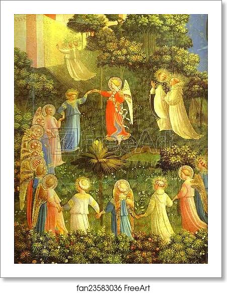 Free art print of The Last Judgement. Detail: The Blessed by Fra Angelico Free art print of The Last Judgement. Detail: The Blessed by Fra Angelico