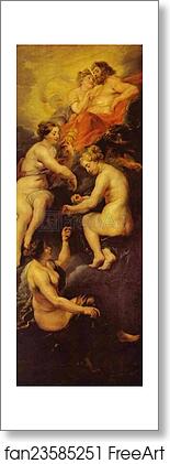 Free art print of The Destiny of Marie de' Medici by Peter Paul Rubens