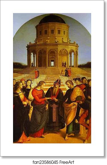 Free art print of Marriage of the Virgin by Raphael Free art print of Marriage of the Virgin by Raphael