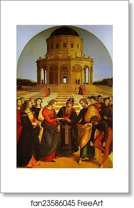 Free art print of Marriage of the Virgin by Raphael