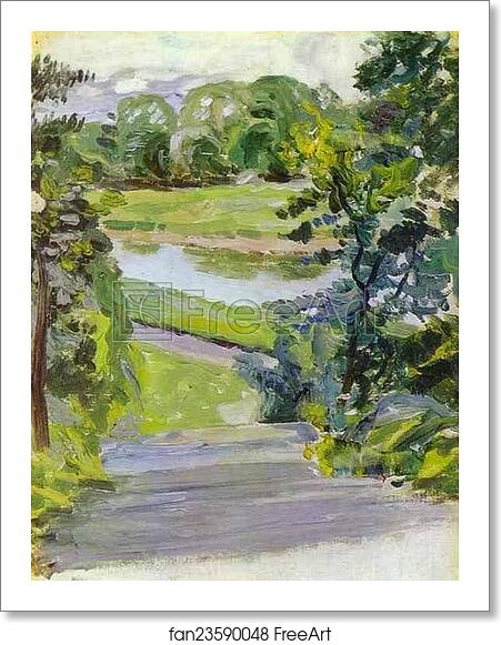 Free art print of Spring Scene by Victor Borisov-Musatov Free art print of Spring Scene by Victor Borisov-Musatov