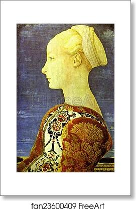 Free art print of Portrait of a Young Woman by Domenico Veneziano