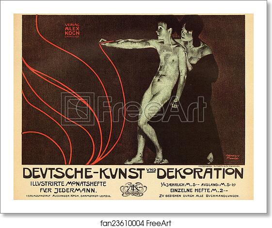 Free art print of La revue illustrée mensuelle "Deutsche-Kunst und Dekoration". by Josef Rudolf Witzel Free art print of La revue illustrée mensuelle "Deutsche-Kunst und Dekoration". by Josef Rudolf Witzel