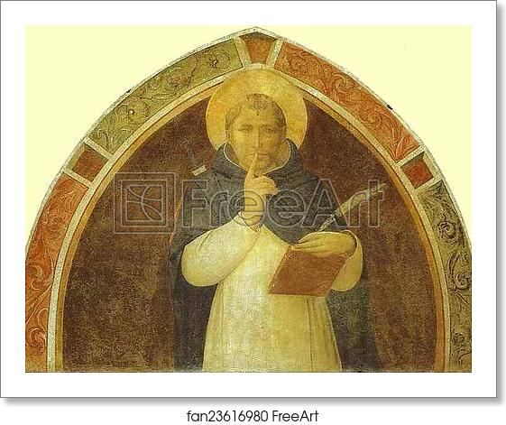 Free art print of Peter Martyr Enjoins Silence by Fra Angelico Free art print of Peter Martyr Enjoins Silence by Fra Angelico