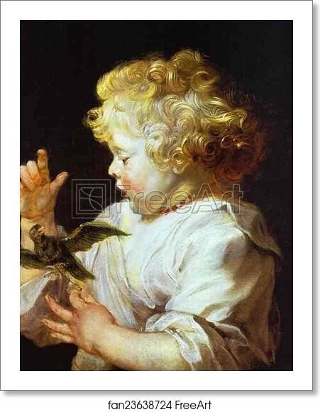Free art print of Infant with a Bird by Peter Paul Rubens Free art print of Infant with a Bird by Peter Paul Rubens