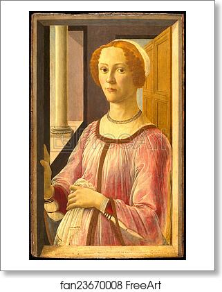 Free art print of Portrait of Smeralda Bandinelli by Sandro Botticelli Free art print of Portrait of Smeralda Bandinelli by Sandro Botticelli