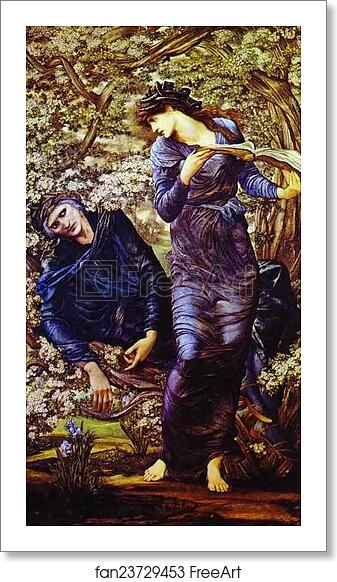 Free art print of The Beguiling of Merlin (Merlin and Vivien) by Sir Edward Coley Burne-Jones Free art print of The Beguiling of Merlin (Merlin and Vivien) by Sir Edward Coley Burne-Jones