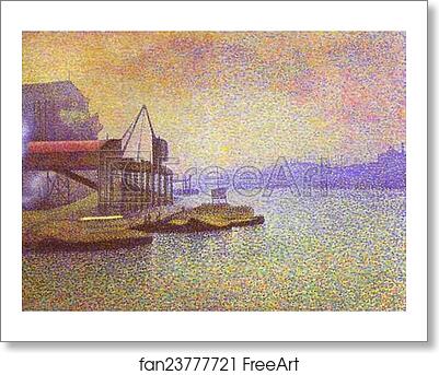Free art print of View of the Thames by Georges Lemmen