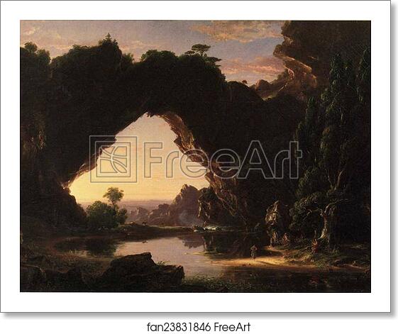 Free art print of Evening in Arcady by Thomas Cole Free art print of Evening in Arcady by Thomas Cole