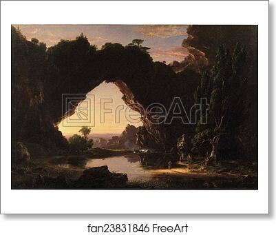 Free art print of Evening in Arcady by Thomas Cole Free art print of Evening in Arcady by Thomas Cole